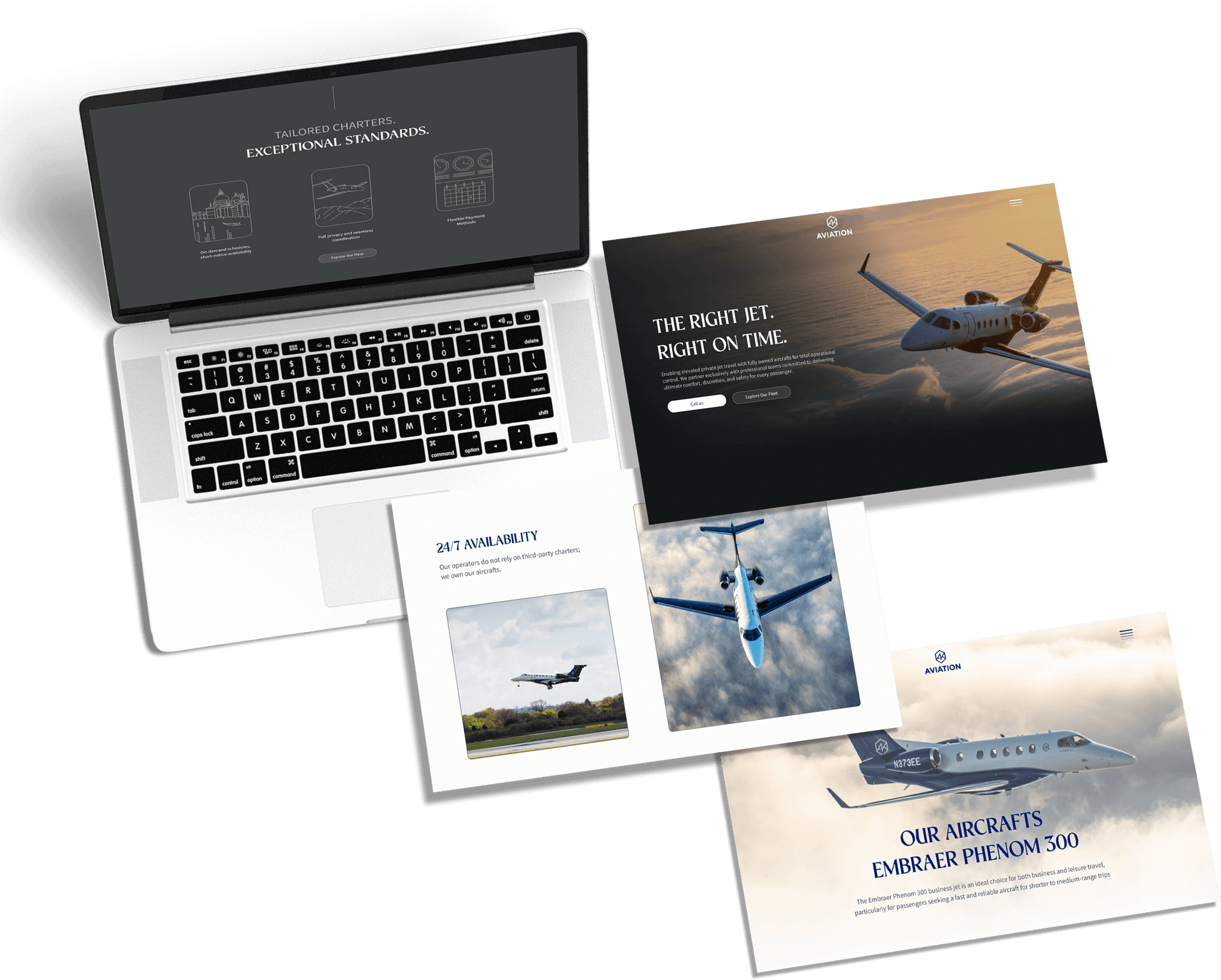 AK Aviation Website Illustration