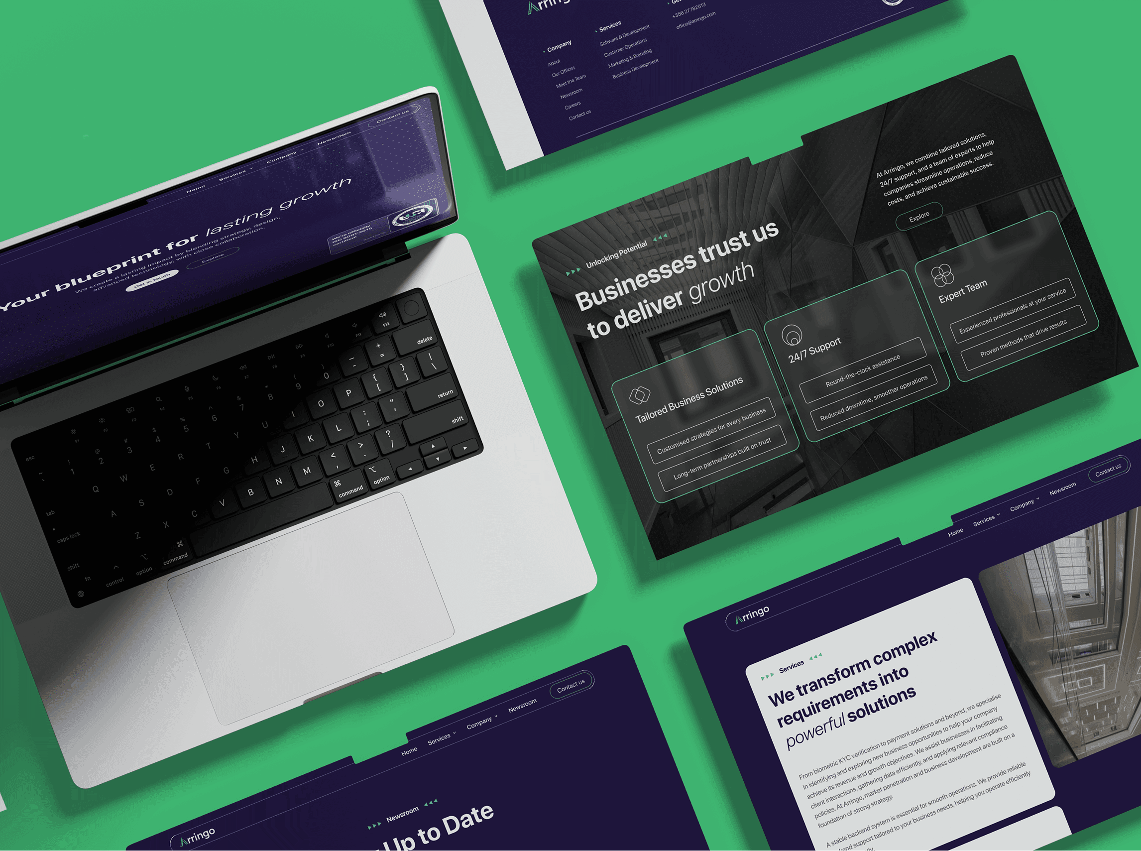 Arringo Website Illustration